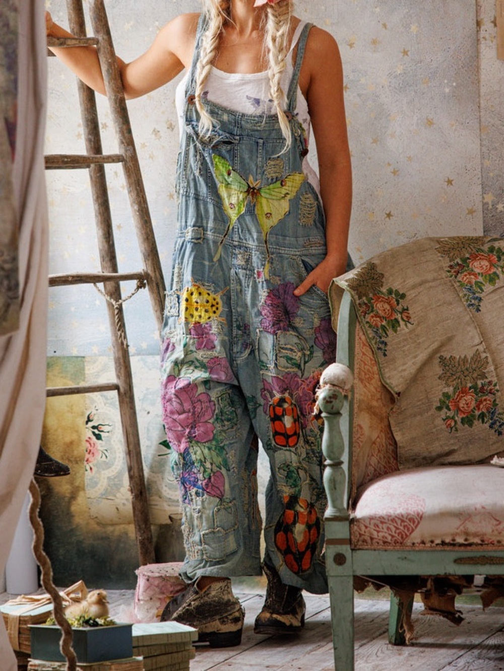 Magnolia Pearl Garden Overalls